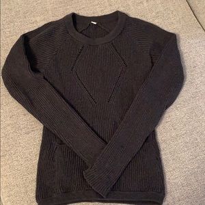 Gray Lululemon cover up sweater